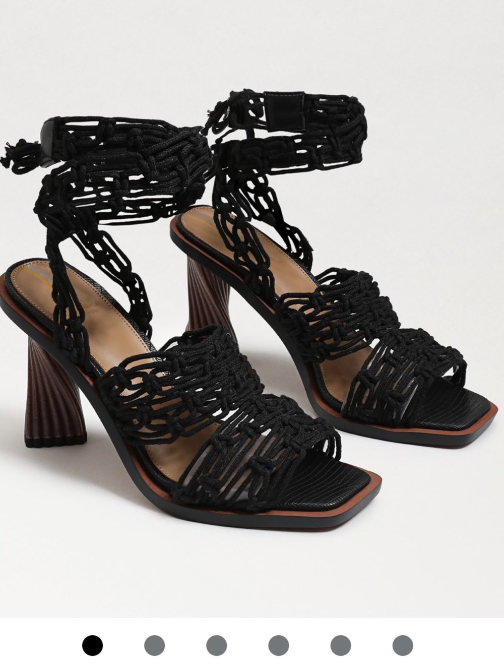 Sam Edelman Harleigh Crochet Twist Heels